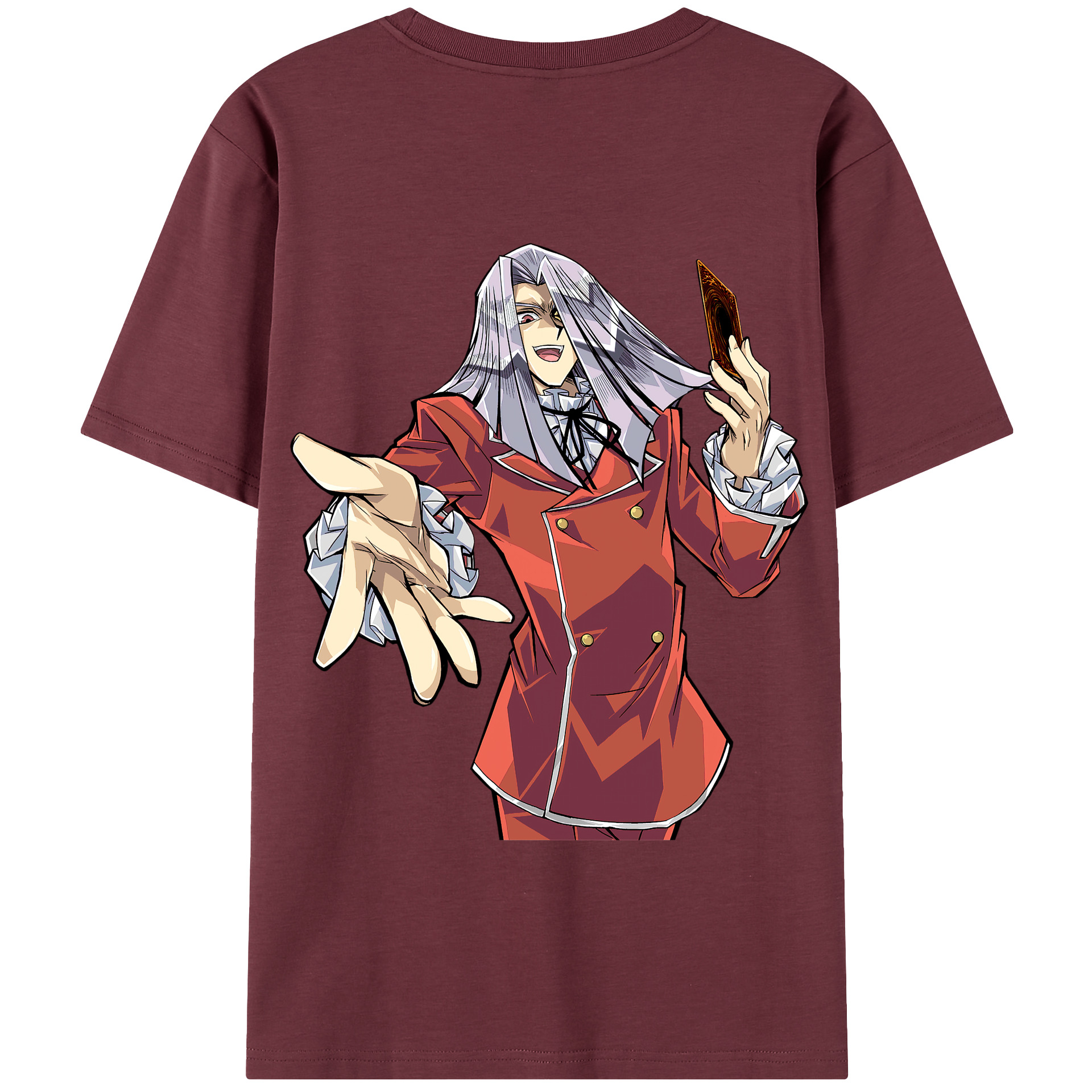 （画像用） 遊☆戯☆王 Yu-Gi-Oh! 綿100％半袖Tシャツ（背面プリント）